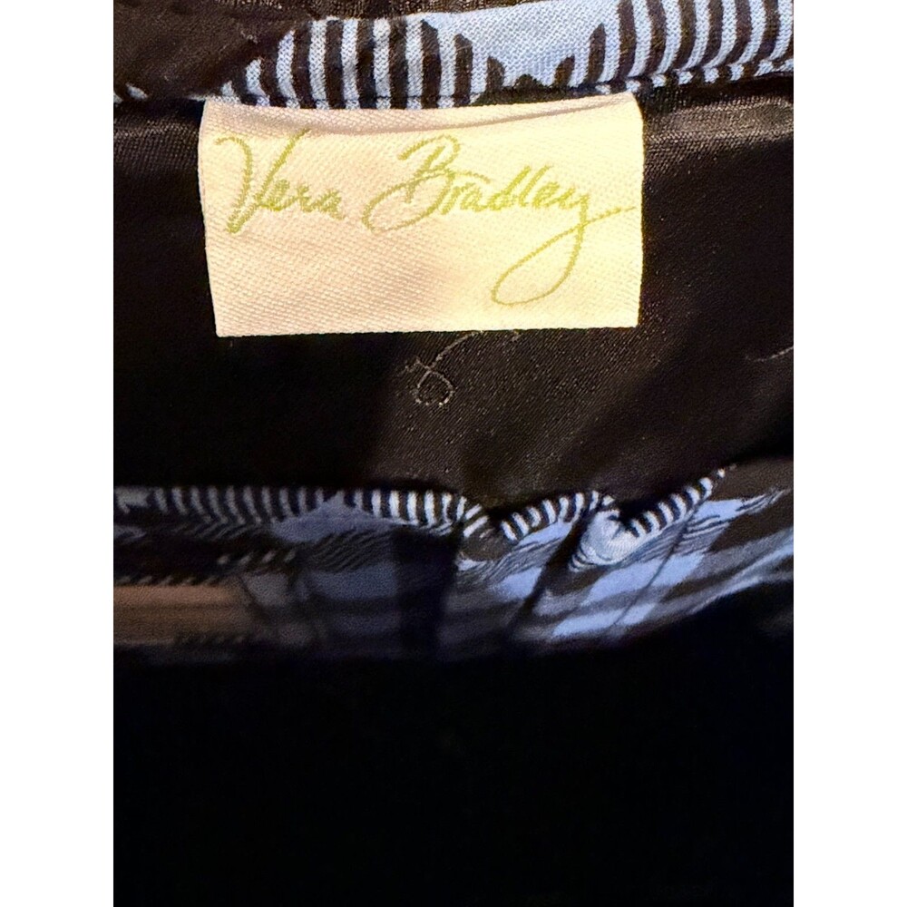 Vera Bradley Quilted Campus Backpack - Blue/Black Buffalo Plaid - Picture 10 of 10